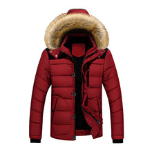 Load image into Gallery viewer, Thick Hooded & Fur Collar Padded Jacket