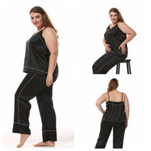 Load image into Gallery viewer, Flirty, Silky Pajama Pants Set