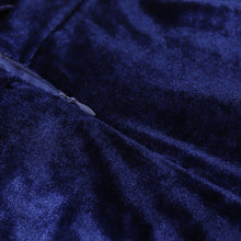 Load image into Gallery viewer, Velour Cinch Waist Halter Dress