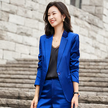 Load image into Gallery viewer, Satiny Solid Color Casual Suits