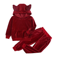 Load image into Gallery viewer, Toddler Velvet Jogger Set