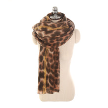 Load image into Gallery viewer, Leopard-Print Jacquard Shawl