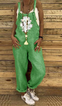 Load image into Gallery viewer, Printed Relax Fit Cotton Overalls