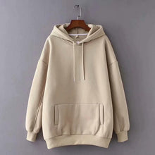Load image into Gallery viewer, Hooded Loose Fitted Thick Soft Sweatshirt