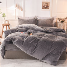 Load image into Gallery viewer, 4-pc Velour Plush Bedding