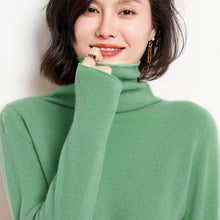 Load image into Gallery viewer, Turtleneck Cashmere Sweater