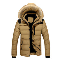 Load image into Gallery viewer, Thick Hooded & Fur Collar Padded Jacket