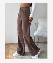 Load image into Gallery viewer, Casual Corduroy Wide-leg Pants