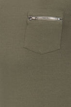 Load image into Gallery viewer, Short Sleeved Top W/zipper Pocket