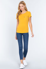 Load image into Gallery viewer, Short Sleeved Top W/zipper Pocket