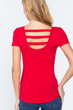Load image into Gallery viewer, Short Sleeved Top W/zipper Pocket