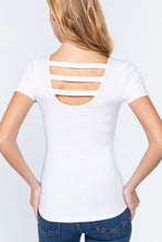 Load image into Gallery viewer, Short Sleeved Top W/zipper Pocket