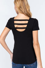 Load image into Gallery viewer, Short Sleeved Top W/zipper Pocket