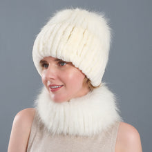 Load image into Gallery viewer, Super Soft Fuzzy Hat & Scarf Set