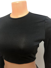 Load image into Gallery viewer, Pure Color Sexy Hollow Hip Two-Piece Suit