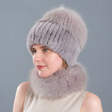 Load image into Gallery viewer, Super Soft Fuzzy Hat & Scarf Set