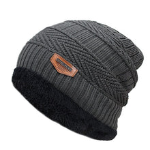 Load image into Gallery viewer, Plush Lined Beanie Cap