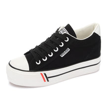 Load image into Gallery viewer, Canvas Thick Sole Sneakers
