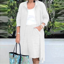 Load image into Gallery viewer, Cardigan Casual Short Pant Set