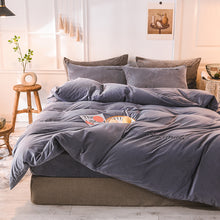 Load image into Gallery viewer, 4-pc Velour Plush Bedding