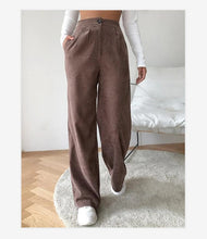 Load image into Gallery viewer, Casual Corduroy Wide-leg Pants