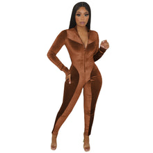 Load image into Gallery viewer, Velour Body Shaping Jumpsuit