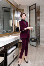 Load image into Gallery viewer, Two-piece Padded Corduroy Suit