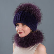Load image into Gallery viewer, Super Soft Fuzzy Hat & Scarf Set