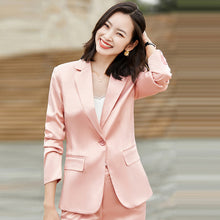 Load image into Gallery viewer, Satiny Solid Color Casual Suits
