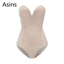 Load image into Gallery viewer, Velvet Sleeveless Bodysuit