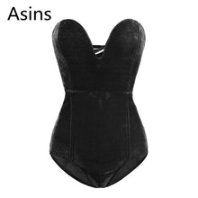 Load image into Gallery viewer, Velvet Sleeveless Bodysuit