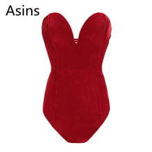 Load image into Gallery viewer, Velvet Sleeveless Bodysuit