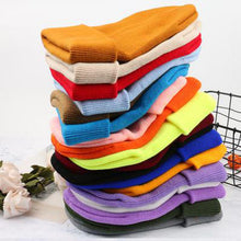 Load image into Gallery viewer, Tightly Knitted Solid Warm Cap