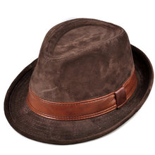 Load image into Gallery viewer, Suede Skin Nubuck Fedoras