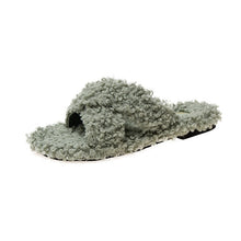 Load image into Gallery viewer, Wooley Furry Crisscross Designed Casual Shoe