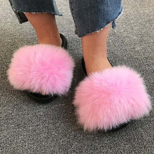 Load image into Gallery viewer, Plush Extra Fluffy Fur Slippers