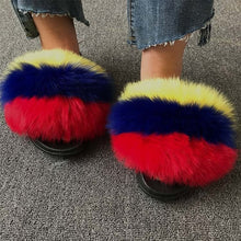 Load image into Gallery viewer, Plush Extra Fluffy Fur Slippers