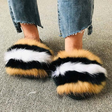 Load image into Gallery viewer, Plush Extra Fluffy Fur Slippers