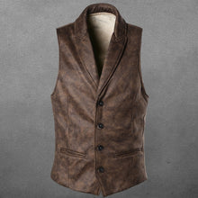 Load image into Gallery viewer, Suede Slim Fit Single Breasted Vest