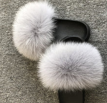 Load image into Gallery viewer, Plush Extra Fluffy Fur Slippers
