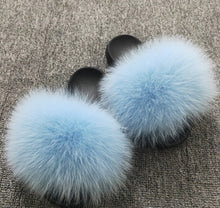 Load image into Gallery viewer, Plush Extra Fluffy Fur Slippers
