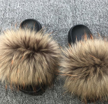Load image into Gallery viewer, Plush Extra Fluffy Fur Slippers