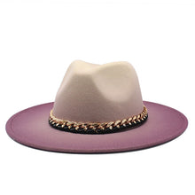 Load image into Gallery viewer, Woolen Hombre Shaded Unisex Fedora Hats