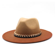 Load image into Gallery viewer, Woolen Hombre Shaded Unisex Fedora Hats