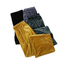 Load image into Gallery viewer, Plush Relaxed Fit Velvet Trousers