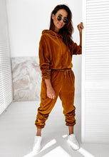 Load image into Gallery viewer, Velour Solid Rich Colored Tracksuit