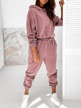 Load image into Gallery viewer, Velour Solid Rich Colored Tracksuit
