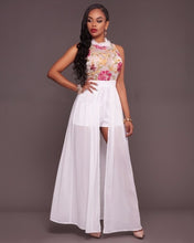 Load image into Gallery viewer, Strapless Sheer Skirted Lace Romper