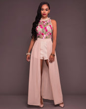 Load image into Gallery viewer, Strapless Sheer Skirted Lace Romper