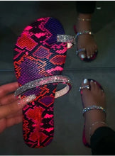 Load image into Gallery viewer, Glittery Jewel Toned Sandals
